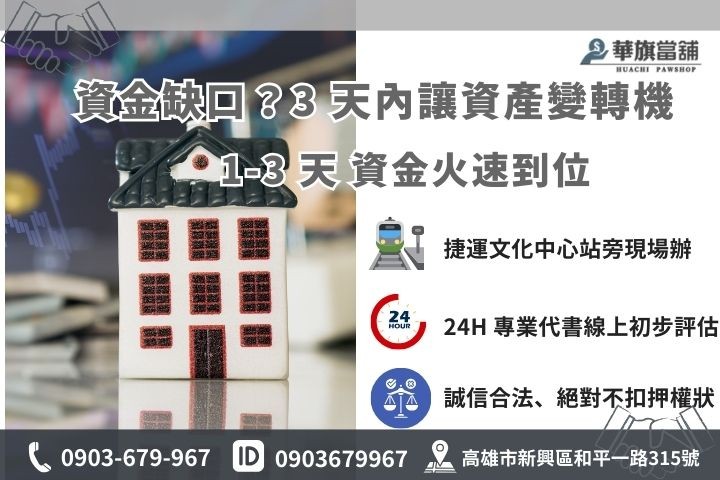 華旗當舖民間二胎聯絡資訊：專業房地產鑑定、24 小時 Line 諮詢與快速領現服務