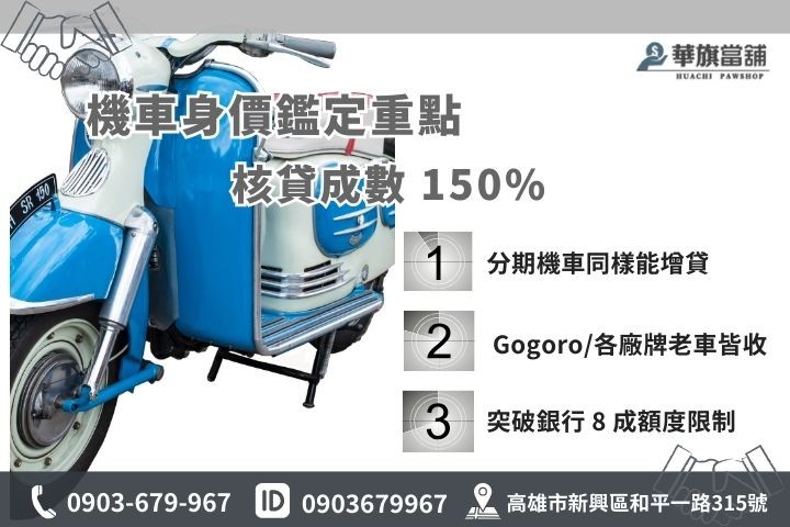 機車借款額度鑑定：包含電動車與老舊機車的高價核貸標準