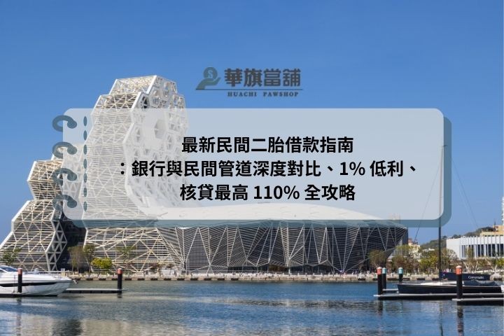 最新民間二胎借款指南：銀行與民間管道深度對比、1% 低利、核貸最高 110% 全攻略